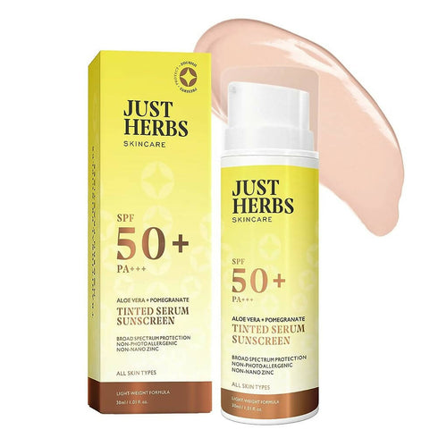 Just Herbs Tinted Serum Sunscreen SPF 50+